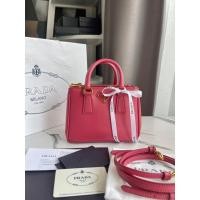 ราคา Used like new-Prada mini Lux 2 zips y.15 (ชมพู Peonia) (17095391324)