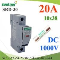 ราคา NC ฟิวส์ Set DC ขนาด 20A 1000V Suntree ลูกฟิวส์ พร้อมกล่องใส่ฟิวส์ SUNTREE-Fuse-DC-20A (22905779293)