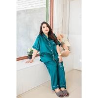 ราคา Plussizeชุดนอนคนอ้วน Size L รอบอก 40-46​" เอวดึงยาง 40-50" Size XL​ รอบอก 48-52​" เอวดึงยาง 40-50 (17805921232)