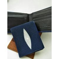 ราคา กระเป๋าสตางค์หนังแท้Wallerรุ่นหนังนูบัคสีน้ำตาลหนังวัว0112 blue (29911369617)