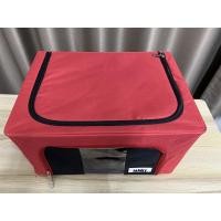 ราคา กล่องผ้าโครงเหล็ก ขนาด 22 Lสีแดงดำ *มือสองสภาพดีค่ะ (14673928174)