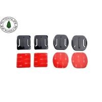 ราคา 3M Flat and curve/เพลทติดหมวกพร้อมสติ๊กเกอร์3M (191132858)