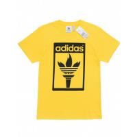 ราคา Adidas Originals Torch Tee เสื้อยืดผู้ชาย สีเหลือง กราฟิกคบเพลิง (41615066212)