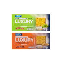 ราคา แครกเกอร์ Luxury Cracker รสผัก และธัญพืชจมูกข้าวสาลี บรรจุ 8 ห่อในกล่อง (12308112984)
