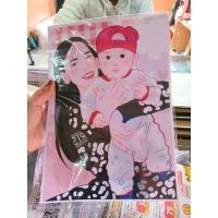 ราคา ปริ้นรูป ขนาด A4 ใช้กระดาษ photo premium โฟโต้พรีเมียมปริ้น สีสวยคมชัดกันน้ำภาพเงาแวววับ กรอบบอร์ดไดคัท กรอบไวท์บอร์ด (16762744864)