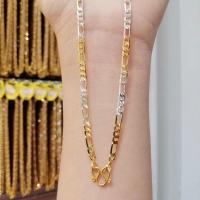 ราคา สร้อยคอ2กษัตริย์ สุดเกร๋ ขนาด3mm. สร้อยคอทอง2สลึง ยาว18, 20นิ้ว สร้อยคอทองชุบ 0160 (5484885354)