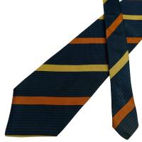 ราคา เนคไท Stuart Kent Silk Dark Navy Brown Stripe Japan เนคไทแบรนด์เนม ของแท้ (40461589911)