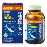 ราคา ORIHIRO Squalene (2028/3)(360แคปซูล) น้ำมันตับปลาฉลามน้ำลึก 99.6% บำรุงสมองและสายตา (17693658348)