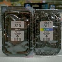 ราคา ตลับหมึกNOBOX Canon 810Bk(ดำ) 811CO(สี)ของแท้มือหนึ่ง % ใช้ได้กับรุ่น Canon PlXMA MP 287/MP237/iP2770 (2072066700)