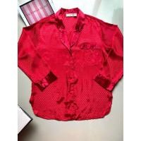 ราคา ☆ เสื้อเชิ้ตนอนผ้าซาติน Victoria secret ‎˚ ༘ (43954971653)