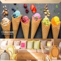 ราคา ที่กําหนดเองผลไม้รสไอศครีมฉากหลังตกแต่งผนังวอลล์เปเปอร์ร้านชานมเย็นดื่มบาร์ตกแต่งอุตสาหกรรม3งภาพภาพจิตรกรรมฝาผนังวอลล์เปเปอร์สติกเ (41312428636)