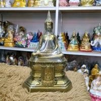 ราคา พระใส พระสุก พระเสริม ขนาด5นิ้ว สูง12นิ้ว เนื้อเรซิ่น สีทองเก่า (26786464045)