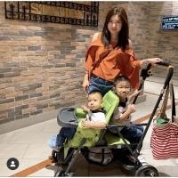 ราคา รถเข็นเด็กแฝด รถเข็นพี่น้อง Joovy สีเขียว มือสองใหม่กริ๊บ ใช้ไม่กี่ครั้ง (5492328732)