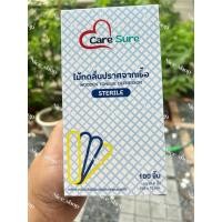 ราคา ไม้กดลิ้น Care sure ปราศจากเชื้อ Wooden Tongue Depressor ของแท้100% (41364508384)