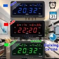 ราคา นาฬิกาปลุกดิจิตอล Caixing CX-2158, 2159 แขวนหรือตั้งโต๊ะได้ Led digital alarm wall or table clock (21017598795)