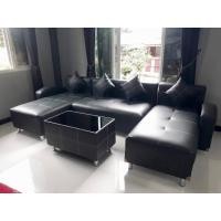 ราคา โซฟาตัวยูพร้อมโต๊ะกลาง (22972608908)