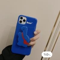 ราคา เคสไอโฟน ยางน้ำเงิน+holder ไดโนเสาร์ | เคสแถมGriptok (8063063366)