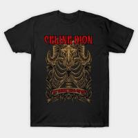 ราคา เสื้อยืด Vintage Pop Music celine dion metal T-Shirt แท้ Cotton 100% ใส่เดินทาง สีพื้น แห้งเร็ว (24644605327)