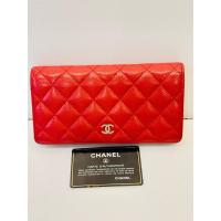 ราคา กระเป๋าสตางชาแนลหนังคาเวียร์สีแดง (40852996900)