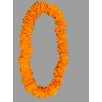 ราคา พวงมาลัยดอกดาวเรือง (พวงมาลัยดอกดาวเรืองคล้องคอ สีส้มทอง ขนาดยาว40 ซม.รอบวง80ซม.) พวงมาลัยคล้องคอ มาลัยงานรื่นเริง (22669002251)