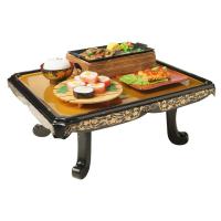 ราคา โต๊ะโชว์อาหารญี่ปุ่น samurai โต๊ะญี่ปุ่น ทรงสี่เหลี่ยมผืนผ้า มีขาโต๊ะ Tableware (9213748116)