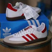 ราคา Putih HITAM Adidas SAMBA รองเท้าผ้าใบ สีขาว สีดํา ขนาด 39 40 41 42 43 44 แฟชั่น (25655429414)