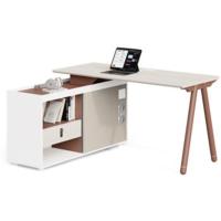 ราคา WS - Single Desk โต๊ะสำนักงานเวิร์คสเตชั่น โต๊ะทำงานตู้ตัวแอล รุ่น Petra Series (26869144536)