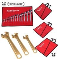 ราคา แนวโน้มชิ้นส่วนผ้าใบจัดระเบียบประแจ Roll Up Spanner Holder (41204284885)