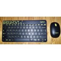 ราคา สินค้ามือสอง สภาพตามรูป คีย์บอร์ดพร้อมเมาส์แบบไร้สาย Logitech Wireless Combo MK240 (41502379488)