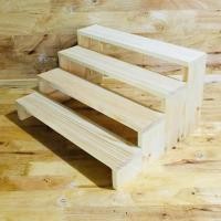 ราคา ชั้นบันไดไม้ 4 ชั้น หน้ากว้าง40cm.วางต้นไม้สวยงาม กระถางกระบองเพชร ขนาดกxยxส 32X40X20Cm. AS13-4*40 ส่งจากกทม. (29619736091)