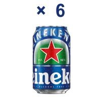 ราคา Heineken 0.0 330 มล. x 6 กระป๋อง ไฮเนเก้น 0.0 เครื่องดื่มมอลต์ไม่มีแอลกอฮอล์ (41458425376)