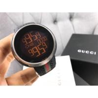 ราคา GUCCI I-Gucci Digital Dial Black Rubber Men's Watch 49mm. (1940339191)