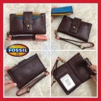 ราคา Fossil Willa Slim Tab (แถมฟรีถุงกระดาษ) กระเป๋าสตางค์หนัง ผู้หญิง Dompet Kulit (18489194371)