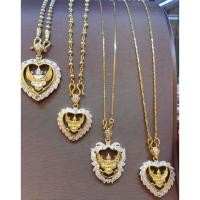 ราคา จี้ครุฑฝังเพรชหุ้มทอง2กษัตริย์18k(อิตาลี)ฝังเพรชสวิสแท้ (11274418503)