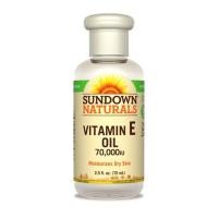 ราคา ออยล์บำรุงผิว Sundown Naturals, Vitamin E Oil, 70,000 IU 75 mL (1641998197)
