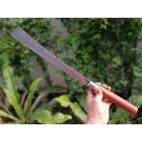 ราคา พร้าแวง พร้าหัวตัด มาเชเต้ Machete มีดเดินป่า พร้า มีดทำสวน พร้าโต้ มีดแคมป์ ใบ 14” เหล็กตะไบ ตีร้อนชุบแข็ง ด้ามประดู่ (26106570057)