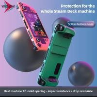 ราคา ป้องกันกรณีปกเชลล์สําหรับไอน้ําดาดฟ้า Oled เกมคอนโซลป้องกันเต็มรูปแบบที่มีวงเล็บกันกระแทกป้องกันกรณีสําหรับไอน้ําดาดฟ้าอุปกรณ์เส (27286573809)