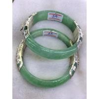 ราคา กำไลหยกเนื้อดีที่สุดของแท้จากพม่าหุ้มเงินแท้งานฝีมือปราณีต (7148523010)