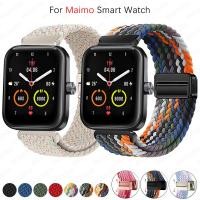 ราคา Magnetic Braided Loop For Maimo Smart Watch Wristband Accessories Adjustable Elastic Nylon Bracelet (27777258524)