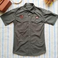 ราคา เสื้อเชิ้ตแขนสั้น RALPH EVANS สีเขียวขี้ม้า ไม่มีตำหนิ Size:M (มือสอง) (4518328827)