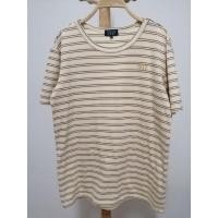 ราคา มือสอง. ป้าย SNAP. เสื้อยืดลายทางสีเหลือง มีตำหนิ (15845384987)