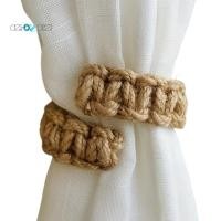 ราคา GzhxdiiziNordicลมผ้าม่านผ้าพันแผลทอมือEver-Changผ้าฝ้ายเชือกผ้าม่านTieทอผ้าม่านผูกสายหนา (24346210697)