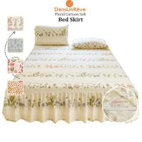 ราคา กระโปรงเตียง ผ้าปูที่นอน 6ฟุต/5ฟุต/3.5ฟุต ผ้าปู tulip ดอกไม้ การ์ตูน ความสูง 13 นิ้ว หมี (29654378972)