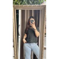 ราคา ส่งต่อ เสื้อดำแนวๆ กากเพชรระยิบทั้งตัว (8911896840)