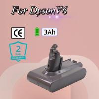 ราคา สำหรับ Dyson V6 3000mAh แบตเตอรี่ทดแทนสำหรับ Dyson Absolute Cord-Free เครื่องดูดฝุ่นแบบใช้มือถือ (25282415016)
