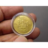 ราคา เหรียญ 50 สตางค์ สีทองเหลือง พ.ศ.2493 ใม่ผ่านใช้ (12814868300)