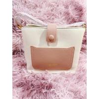 ราคา กระเป๋าสะพาย สีชมพู กระเป๋าแฟชั่น กระเป๋านำเข้าจากเกาหลี (11386051146)