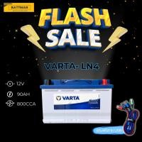 ราคา แบตเตอรี่ VARTA รุ่น LN4-59043 (ส่งด่วนได้รับสินค้าวันนี้) 12V 90AH (SMF) แบตเตอรี่แห้ง (29258584622)