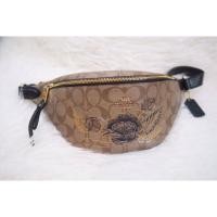 ราคา พร้อมส่ง #COACH #F76663 BELT BAG IN SIGNATURE CANVAS WITH CHELSEA ANIMATION (7502331127)