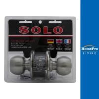 ราคา HomePro ลูกบิดห้องน้ำ 94D-86SS-BK หัวกลม สีสเตนเลส แบรนด์ SOLO (24511612427)